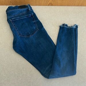 Express ankle legging jeans, 10 L free rayed hem